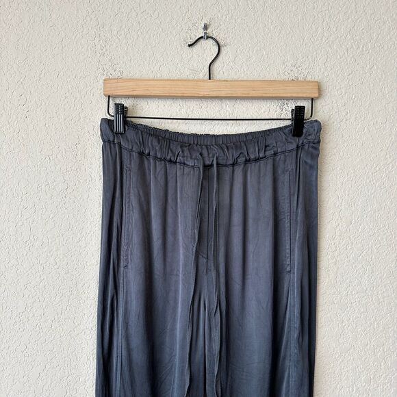 XIRENA Rayon High Rise Casual Drawstring Pants in Dark Grey - Picture 2 of 13